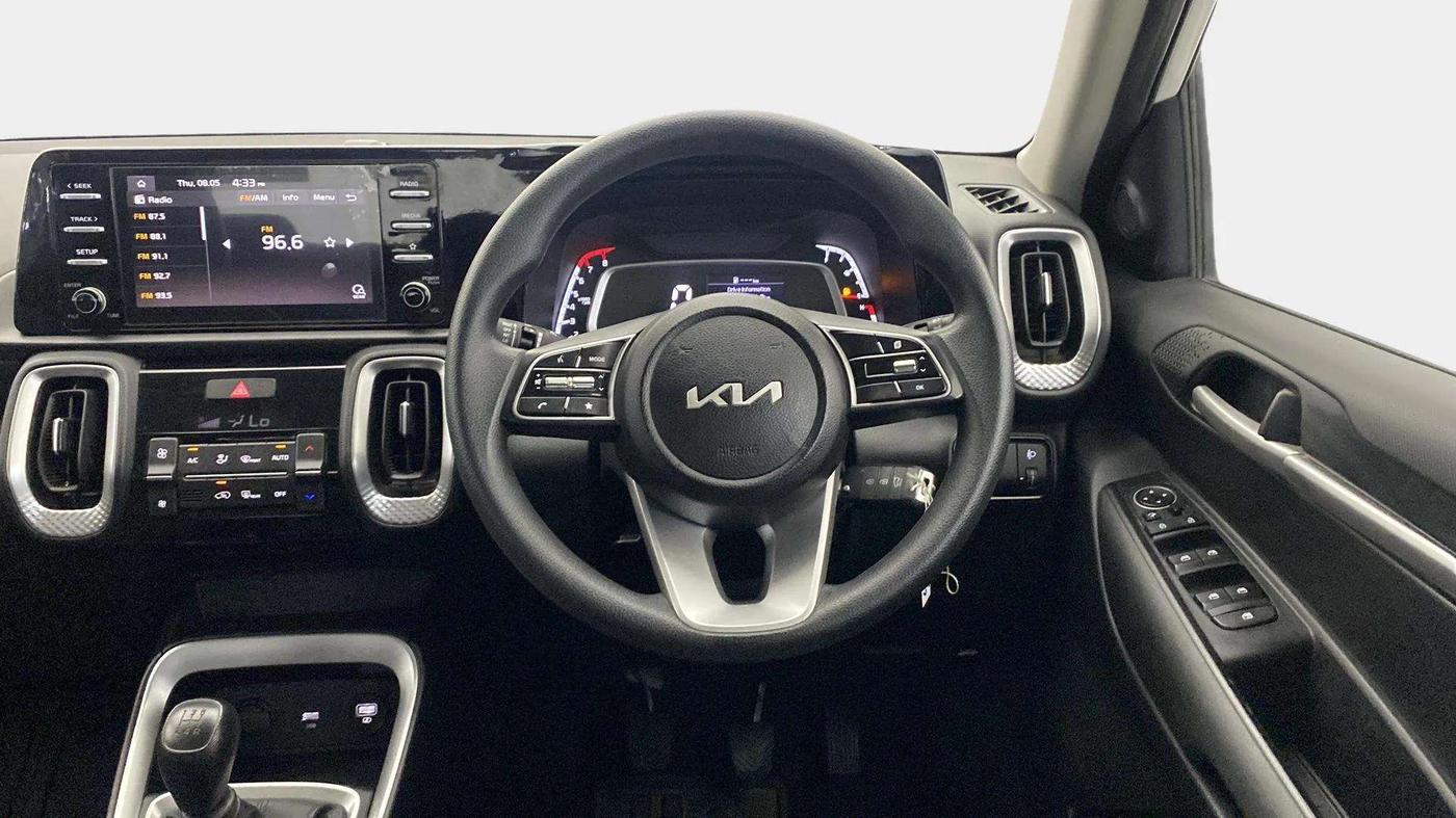 2022 KIA SONET HTK PLUS 1.2, Petrol, Manual, 20,001 km, Steering Wheel Close Up