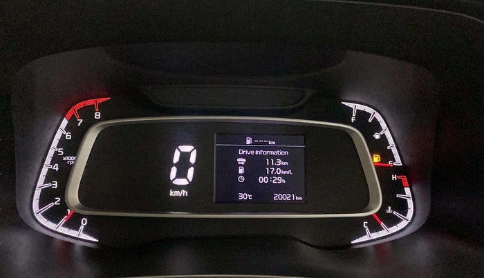 2022 KIA SONET HTK PLUS 1.2, Petrol, Manual, 20,001 km, Odometer Image