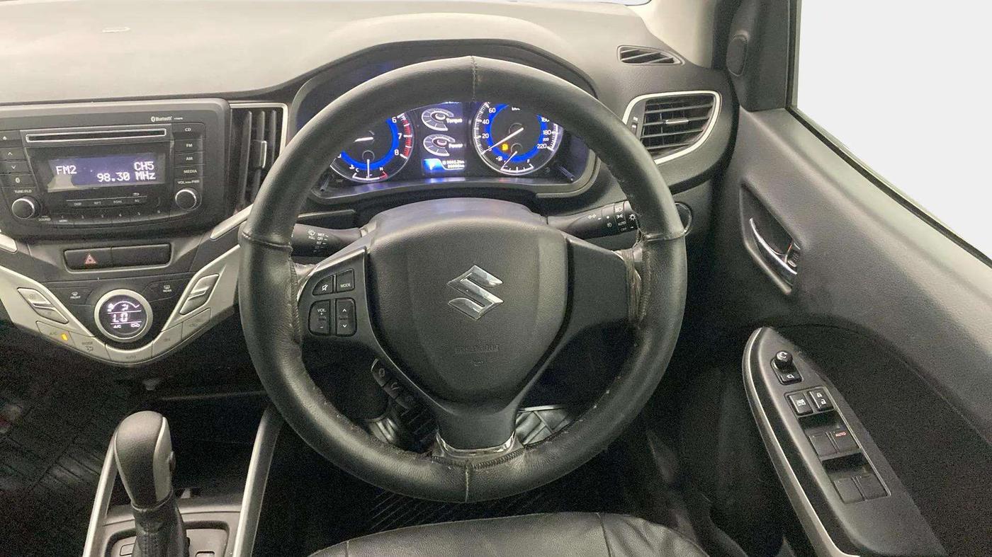 2017 Maruti Baleno ZETA CVT PETROL 1.2, Petrol, Automatic, 36,628 km, Steering Wheel Close Up