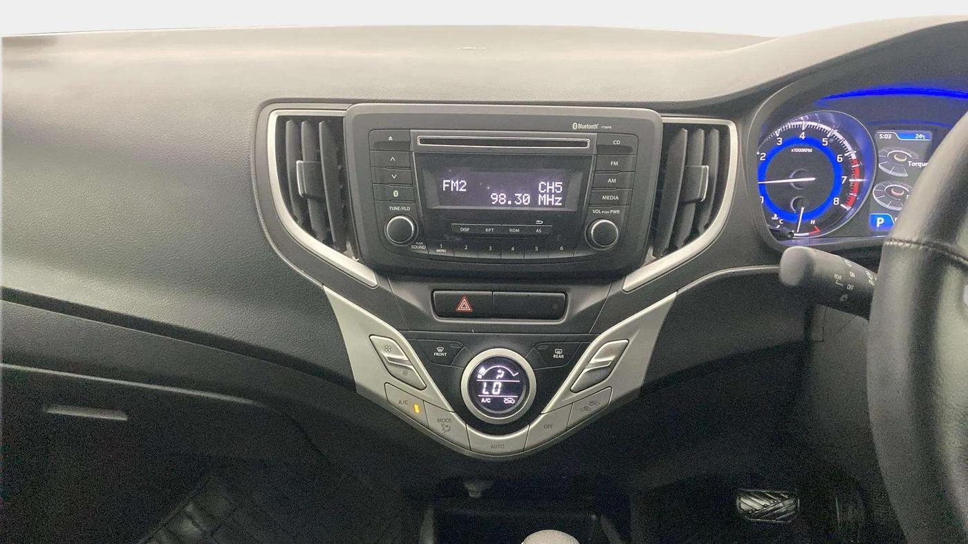 2017 Maruti Baleno ZETA CVT PETROL 1.2, Petrol, Automatic, 36,628 km, Air Conditioner