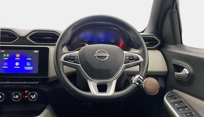 2021 Nissan MAGNITE XV DUAL TONE, Petrol, Manual, 63,511 km, Steering Wheel Close Up