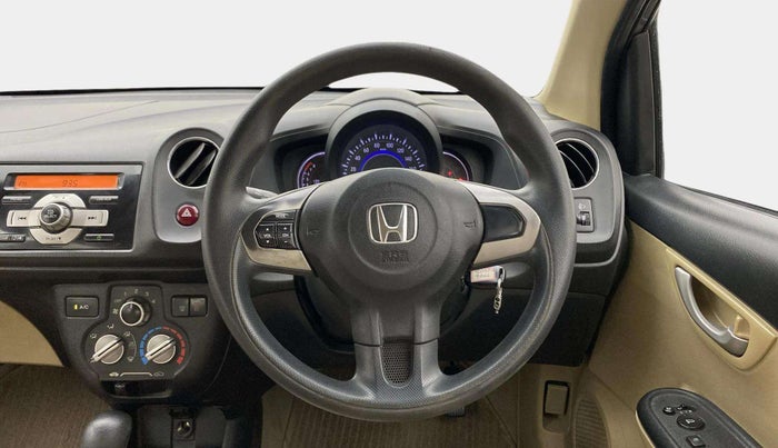 2015 Honda Brio VX AT, Petrol, Automatic, 55,102 km, Steering Wheel Close Up
