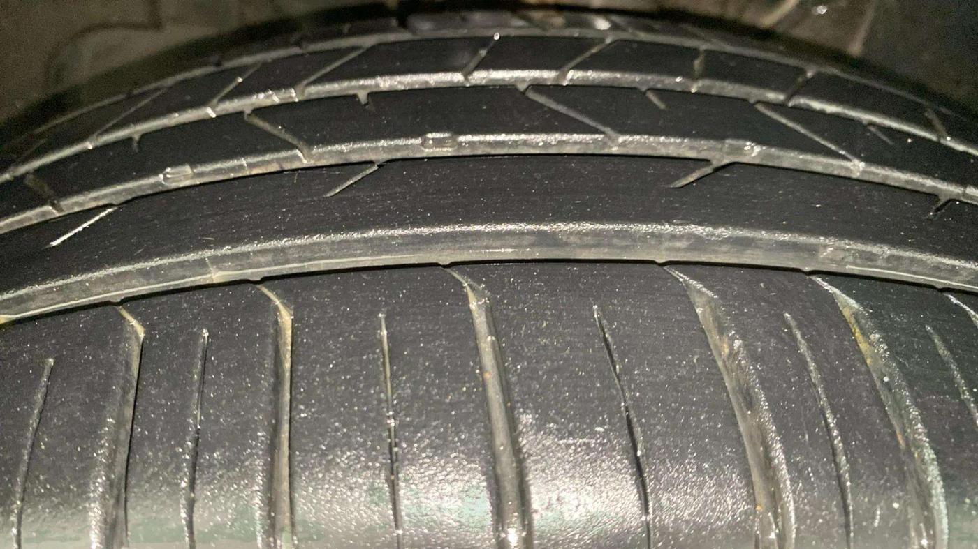 2022 Tata NEXON XZ PLUS PETROL, Petrol, Manual, 56,945 km, Left Front Tyre Tread