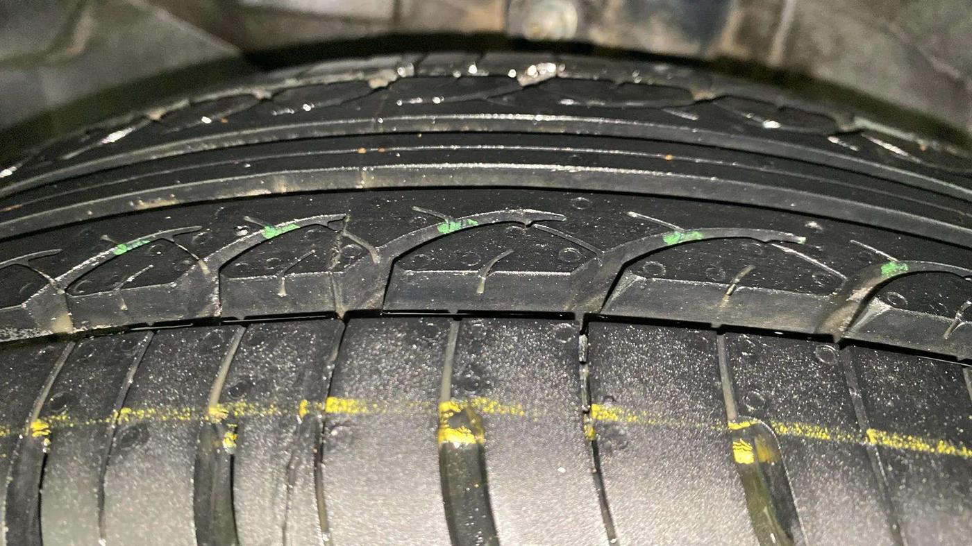 2019 Honda Amaze 1.2L I-VTEC VX CVT, Petrol, Automatic, 35,841 km, Left Front Tyre Tread