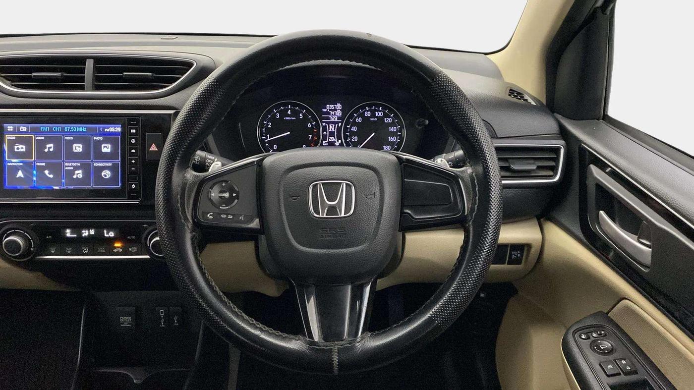 2019 Honda Amaze 1.2L I-VTEC VX CVT, Petrol, Automatic, 35,841 km, Steering Wheel Close Up