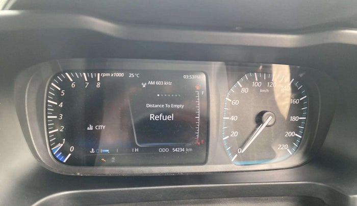 2020 Tata ALTROZ XZ PETROL, Petrol, Manual, 54,229 km, Odometer Image