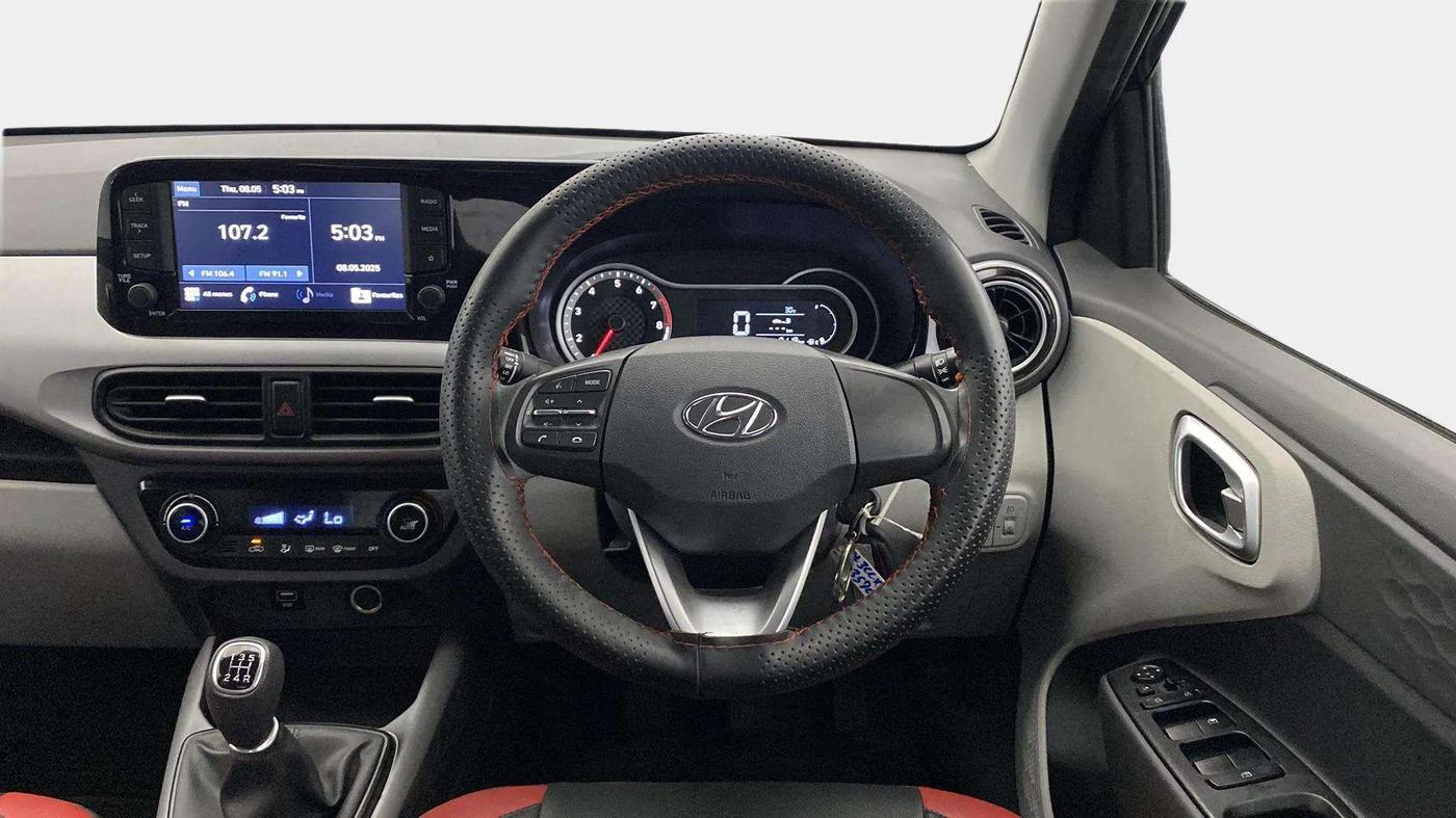 2022 Hyundai GRAND I10 NIOS SPORTZ 1.2 KAPPA VTVT, Petrol, Manual, 8,193 km, Steering Wheel Close Up