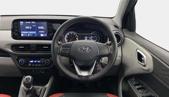 2022 Hyundai GRAND I10 NIOS SPORTZ 1.2 KAPPA VTVT, Petrol, Manual, 8,107 km, Steering Wheel Close Up