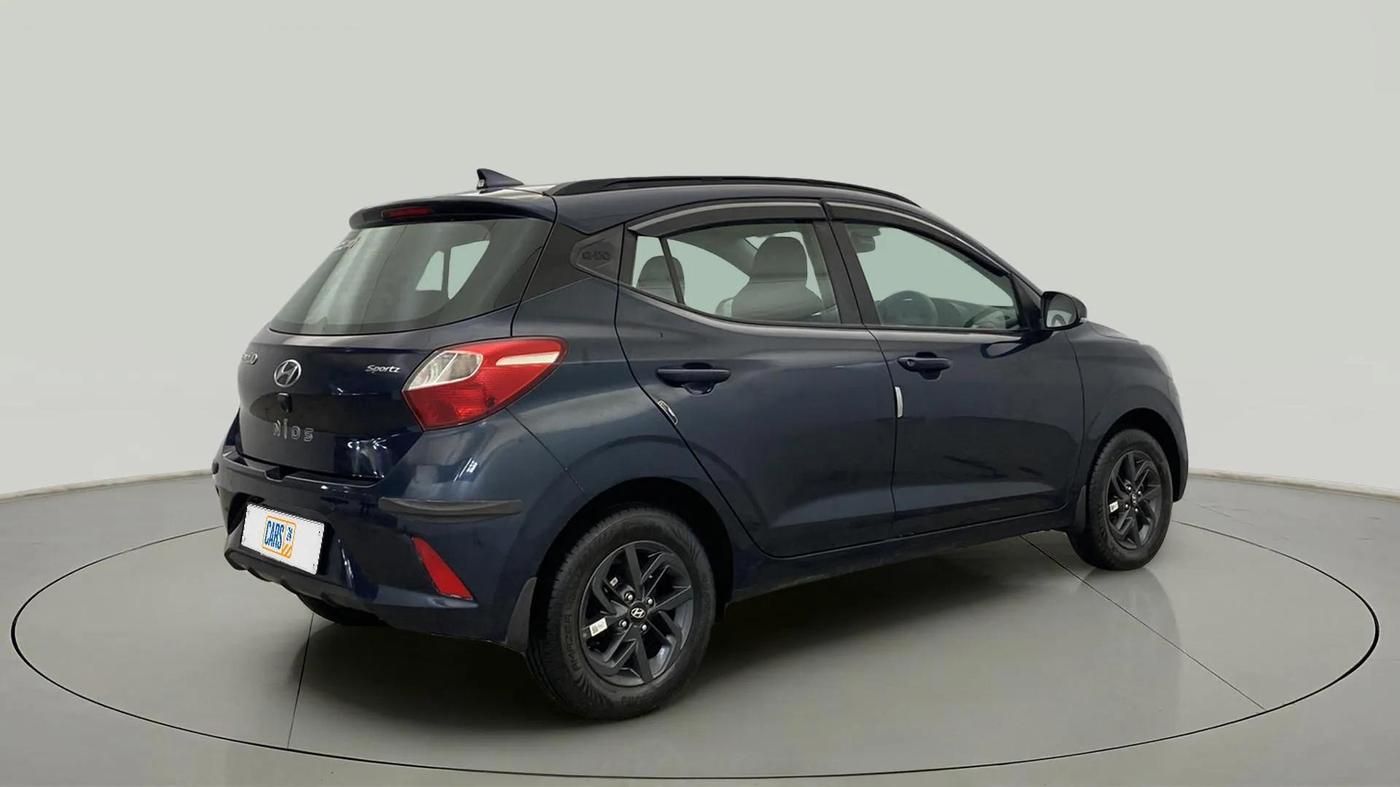 2022 Hyundai GRAND I10 NIOS SPORTZ 1.2 KAPPA VTVT, Petrol, Manual, 8,193 km, Right Back Diagonal