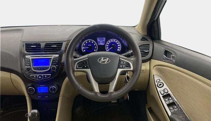 2013 Hyundai Verna FLUIDIC 1.6 VTVT SX, Petrol, Manual, 55,365 km, Steering Wheel Close Up