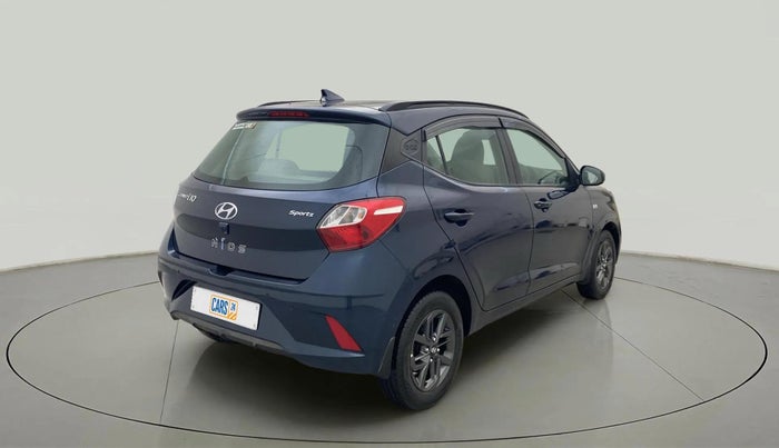 2020 Hyundai GRAND I10 NIOS SPORTZ AMT 1.2 KAPPA VTVT, Petrol, Automatic, 17,878 km, Right Back Diagonal
