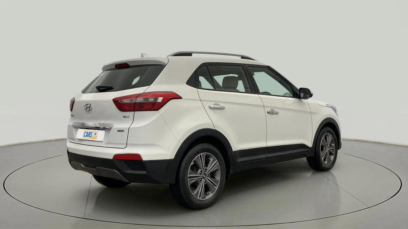2018 Hyundai Creta SX PLUS AT 1.6 PETROL, Petrol, Automatic, 30,235 km, Right Back Diagonal