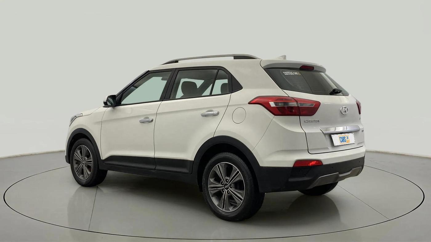 2018 Hyundai Creta SX PLUS AT 1.6 PETROL, Petrol, Automatic, 30,235 km, Left Back Diagonal
