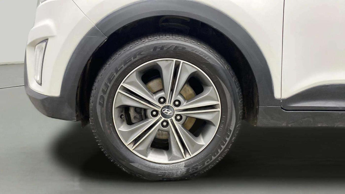 2018 Hyundai Creta SX PLUS AT 1.6 PETROL, Petrol, Automatic, 30,235 km, Left Front Wheel