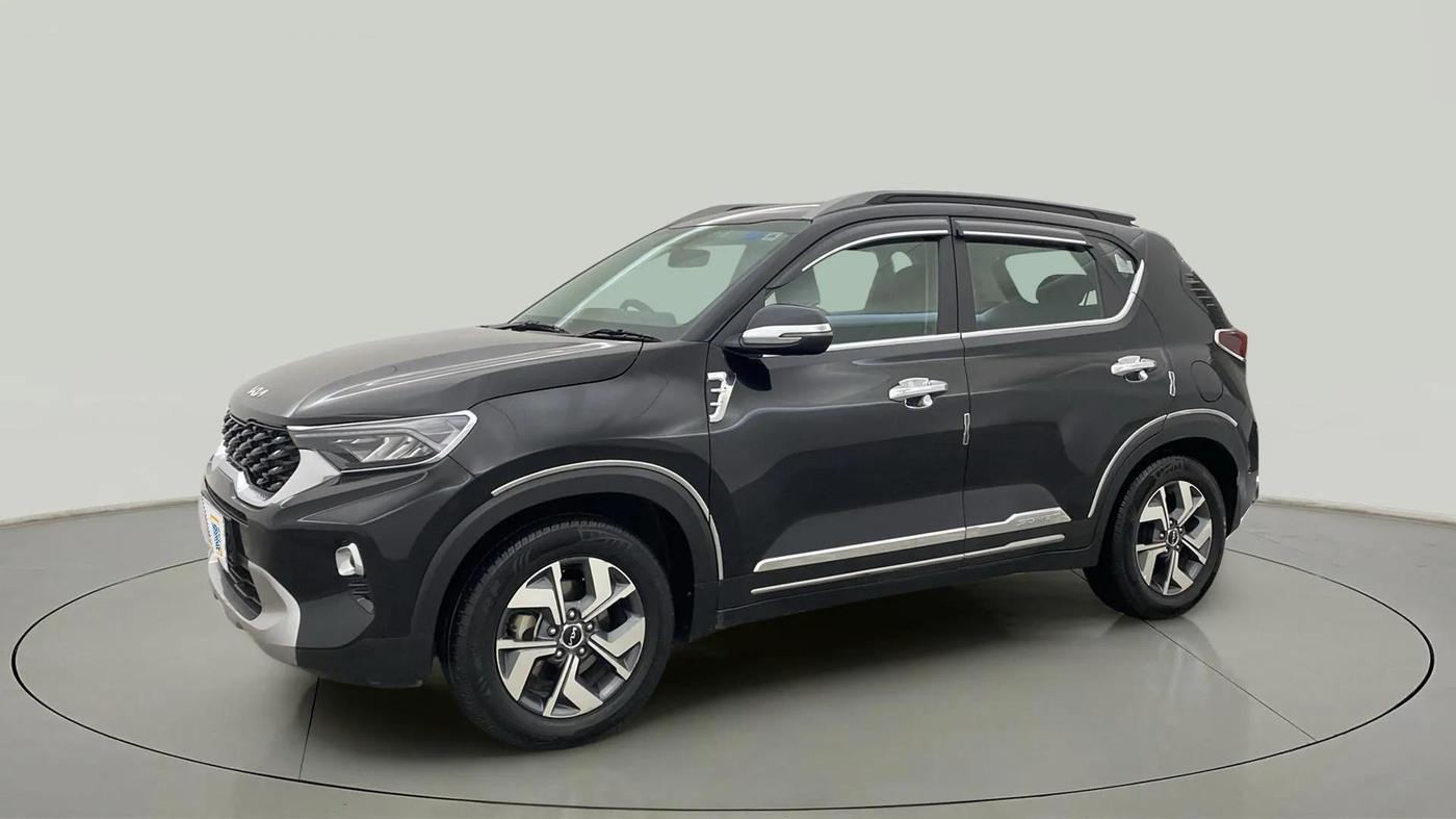 2022 KIA SONET HTX 1.0 IMT, Petrol, Manual, 40,057 km, Left Front Diagonal