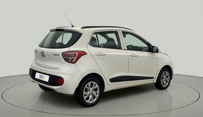 2018 Hyundai Grand i10 SPORTZ 1.2 KAPPA VTVT, Petrol, Manual, 69,905 km, Right Back Diagonal