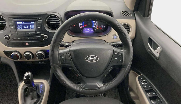 2015 Hyundai Grand i10 ASTA AT 1.2 KAPPA VTVT, Petrol, Automatic, 32,966 km, Steering Wheel Close Up
