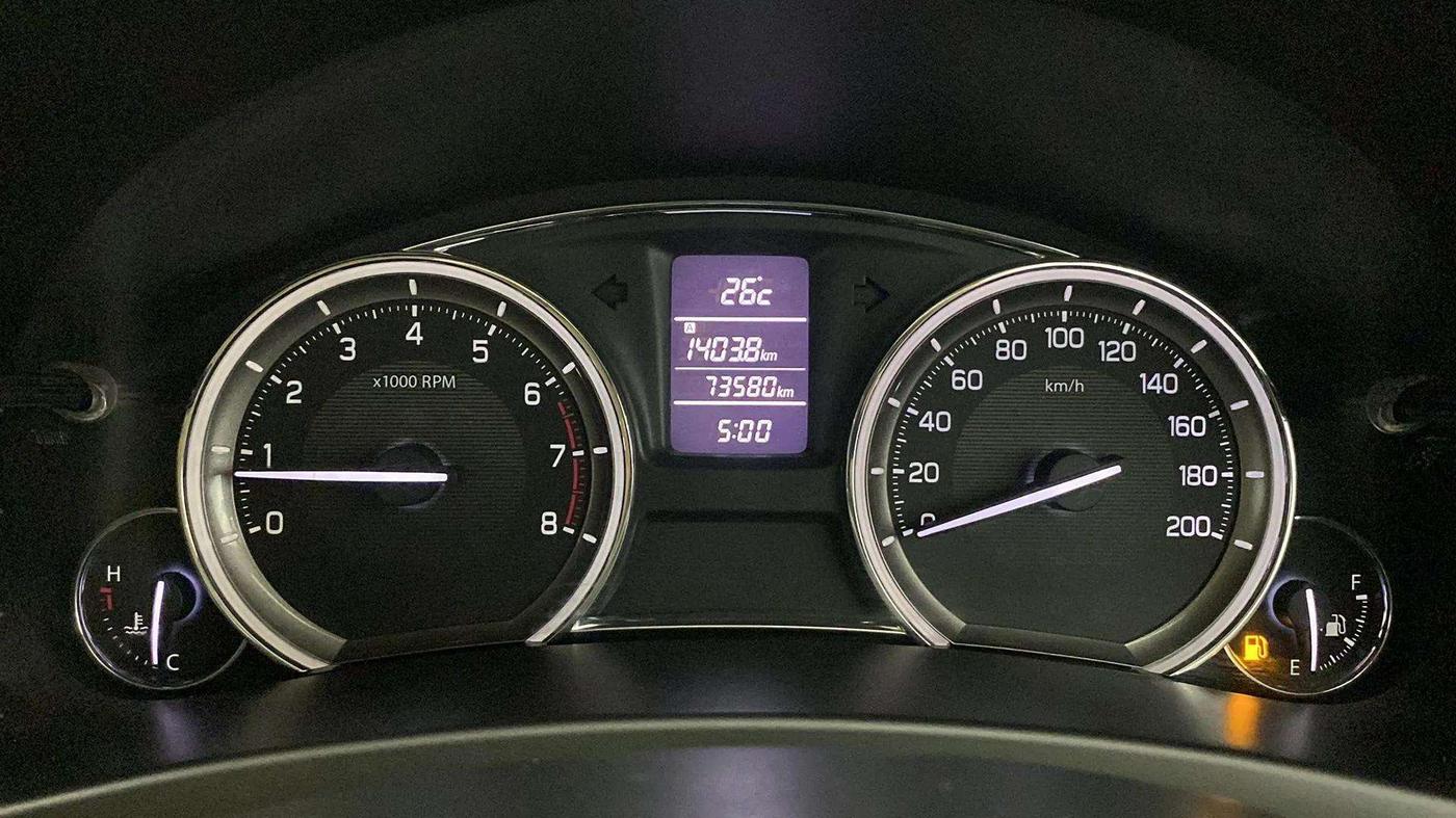 2015 Maruti Ciaz VXI+, Petrol, Manual, 73,632 km, Odometer Image