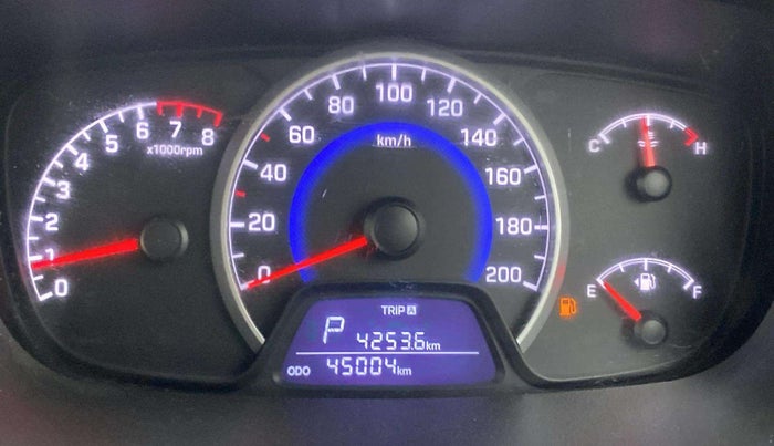 2017 Hyundai Grand i10 MAGNA AT 1.2 KAPPA VTVT, Petrol, Automatic, 45,001 km, Odometer Image