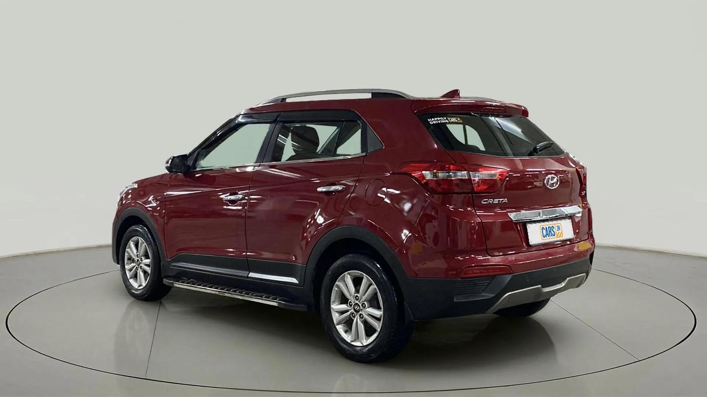 2017 Hyundai Creta SX PLUS 1.6 PETROL, Petrol, Manual, 47,445 km, Left Back Diagonal