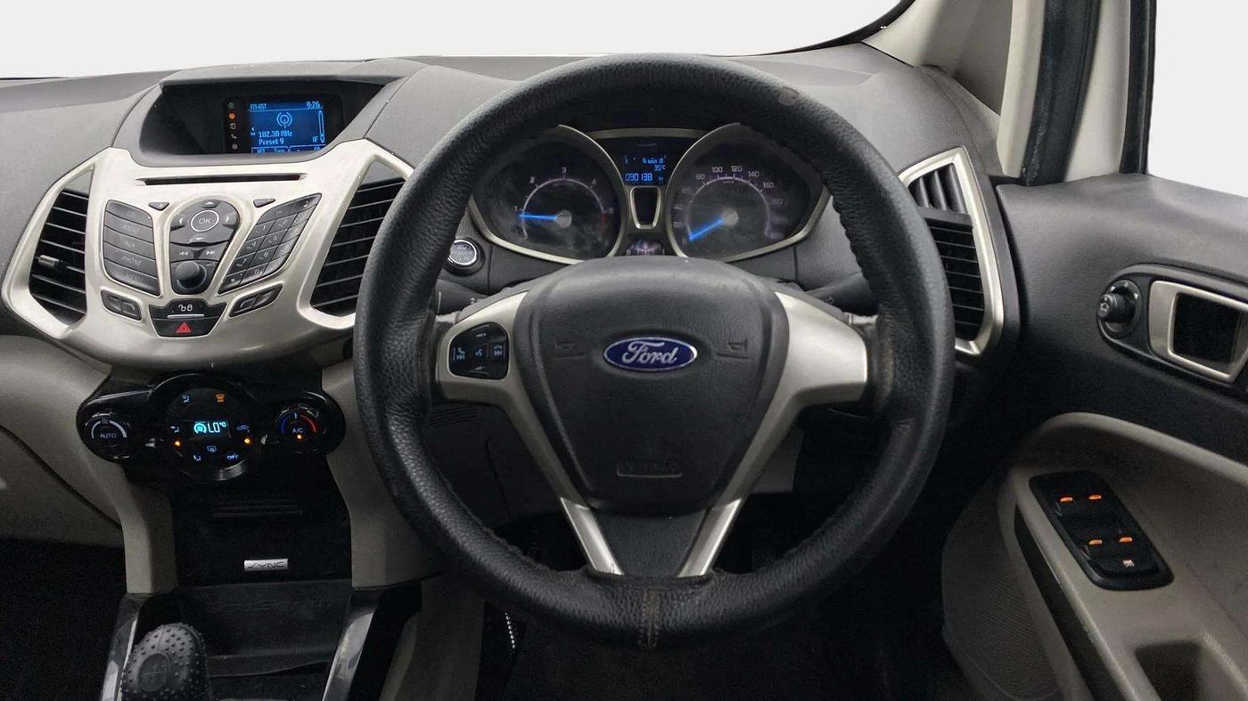 2016 Ford Ecosport TITANIUM 1.5L DIESEL, Diesel, Manual, 90,235 km, Steering Wheel Close Up