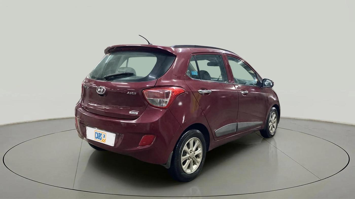 2014 Hyundai Grand i10 ASTA AT 1.2 KAPPA VTVT, Petrol, Automatic, 40,182 km, Right Back Diagonal