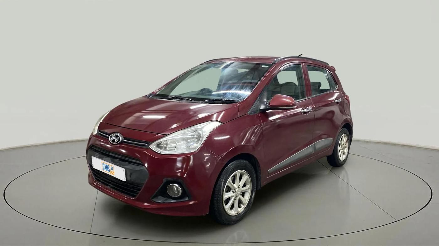 2014 Hyundai Grand i10 ASTA AT 1.2 KAPPA VTVT, Petrol, Automatic, 40,182 km, Left Front Diagonal