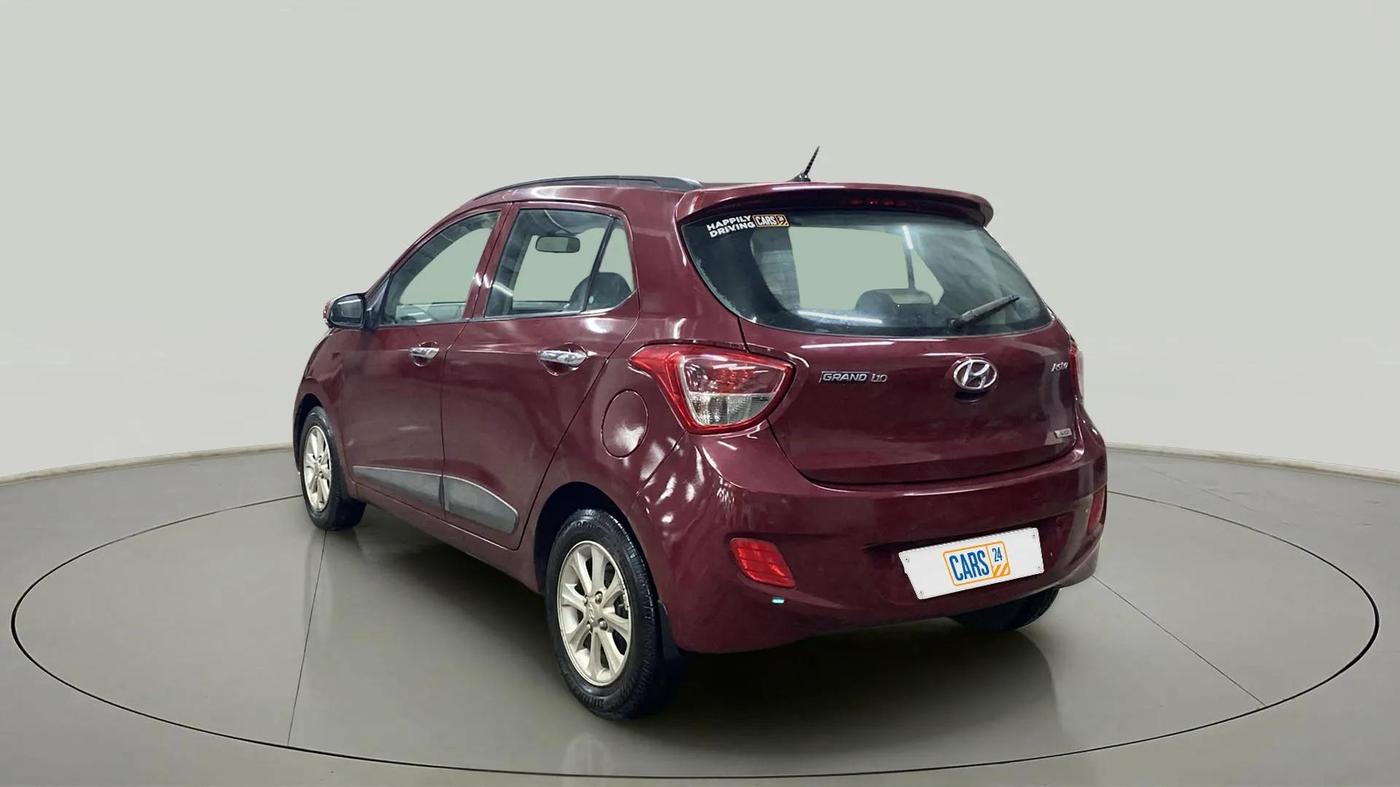 2014 Hyundai Grand i10 ASTA AT 1.2 KAPPA VTVT, Petrol, Automatic, 40,182 km, Left Back Diagonal