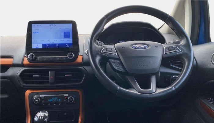 2020 Ford Ecosport TITANIUM 1.5 SPORTS(SUNROOF) PETROL, Petrol, Manual, 50,014 km, Steering Wheel Close Up