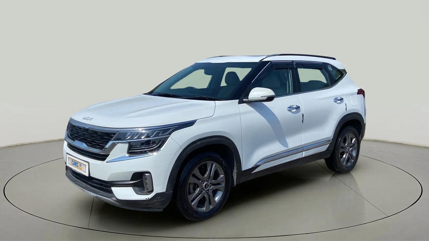 2021 KIA SELTOS HTX 1.5 PETROL, Petrol, Manual, 51,306 km, Left Front Diagonal