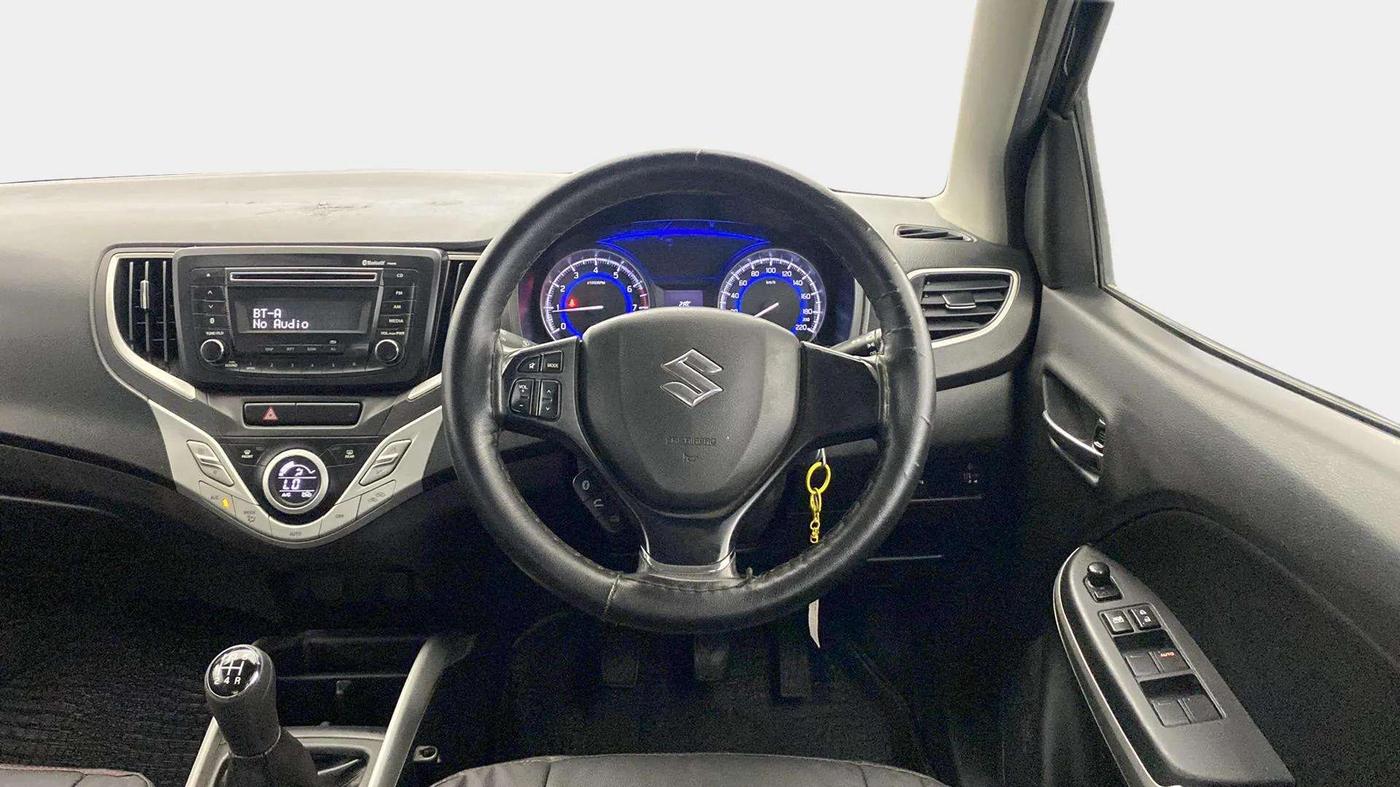 2017 Maruti Baleno DELTA PETROL 1.2, Petrol, Manual, 56,284 km, Steering Wheel Close Up