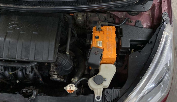 2015 Hyundai Grand i10 ASTA (O) 1.2 KAPPA VTVT, Petrol, Manual, 29,513 km, Engine View - Left