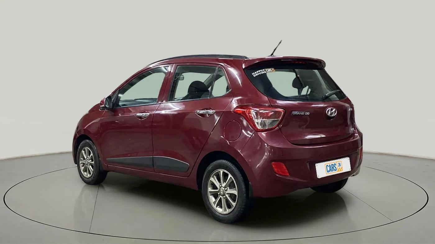 2015 Hyundai Grand i10 ASTA (O) 1.2 KAPPA VTVT, Petrol, Manual, 29,513 km, Left Back Diagonal