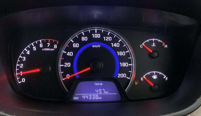 2015 Hyundai Grand i10 MAGNA 1.2 KAPPA VTVT, CNG, Manual, 44,375 km, Odometer Image