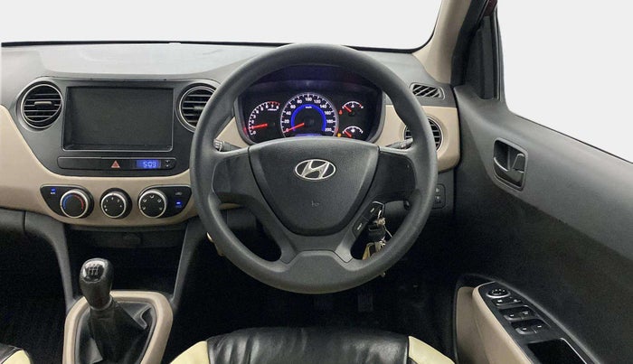 2015 Hyundai Grand i10 MAGNA 1.2 KAPPA VTVT, CNG, Manual, 44,375 km, Steering Wheel Close Up