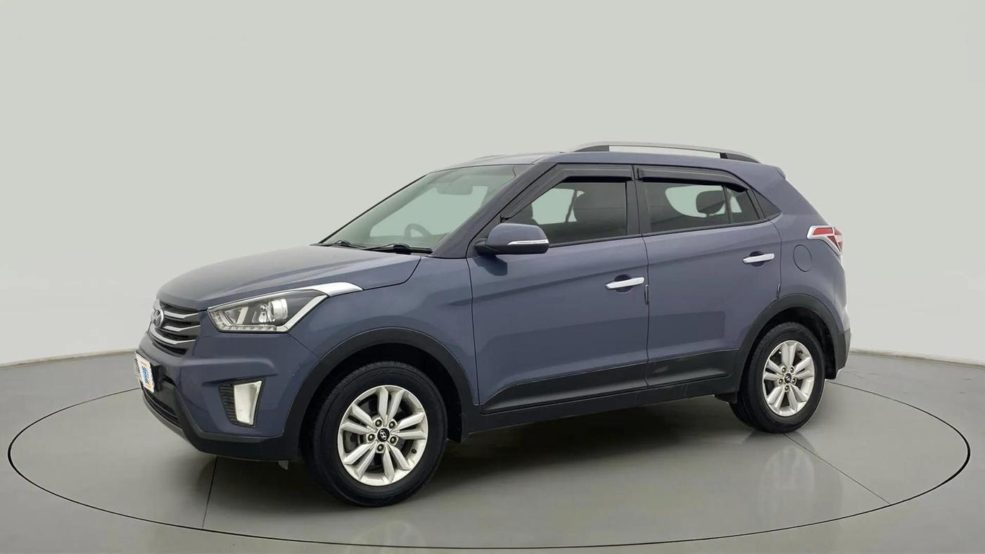 2016 Hyundai Creta SX PLUS 1.6 PETROL, Petrol, Manual, 80,831 km, Left Front Diagonal