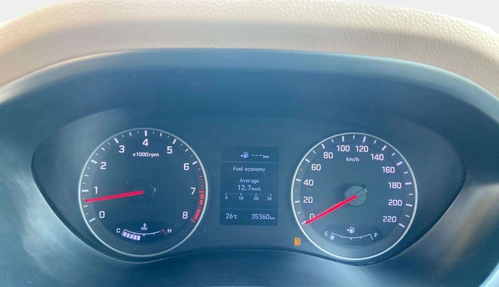 2018 Hyundai Elite i20 ASTA 1.2 (O), Petrol, Manual, 35,369 km, Odometer Image