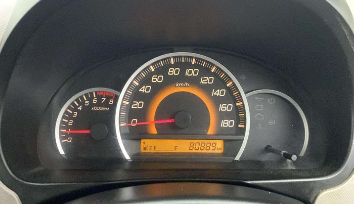 2013 Maruti Wagon R 1.0 VXI, Petrol, Manual, 80,880 km, Odometer Image