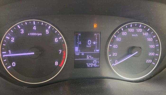 2017 Hyundai Elite i20 ASTA 1.2, Petrol, Manual, 72,946 km, Odometer Image