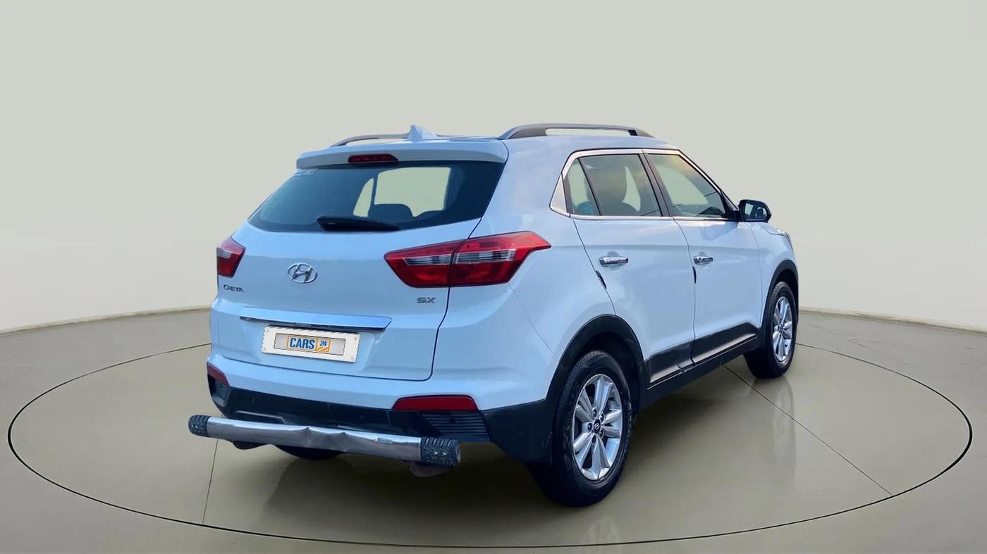 2017 Hyundai Creta SX PLUS 1.6 PETROL, Petrol, Manual, 97,976 km, Right Back Diagonal