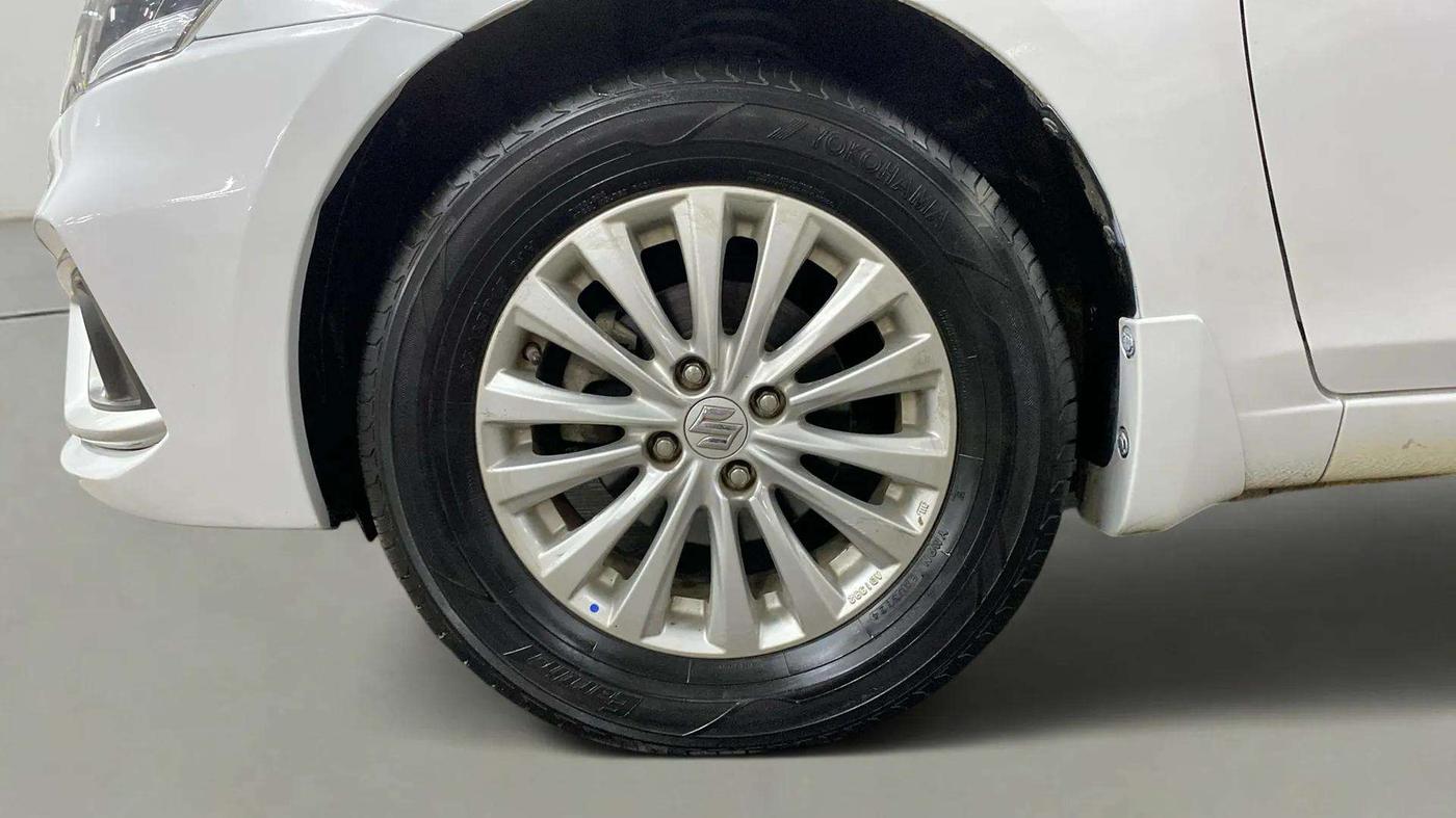 2021 Maruti Ciaz ZETA 1.5 SHVS MT PETROL, Petrol, Manual, 26,489 km, Left Front Wheel
