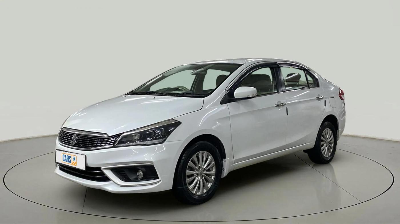 2021 Maruti Ciaz ZETA 1.5 SHVS MT PETROL, Petrol, Manual, 26,489 km, Left Front Diagonal