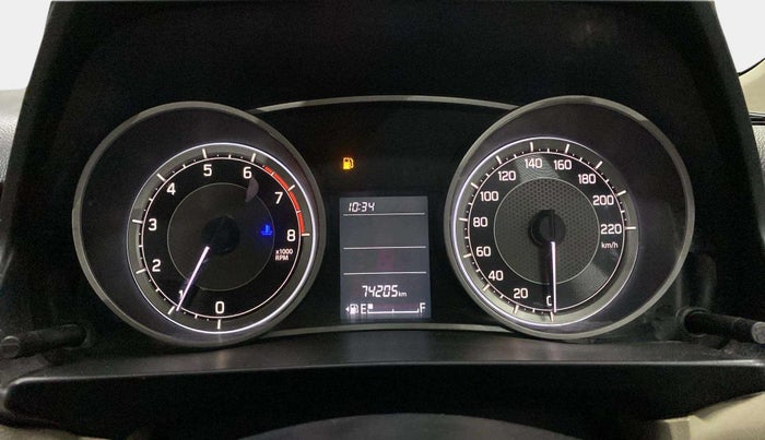 2018 Maruti Dzire VXI, Petrol, Manual, 74,353 km, Odometer Image