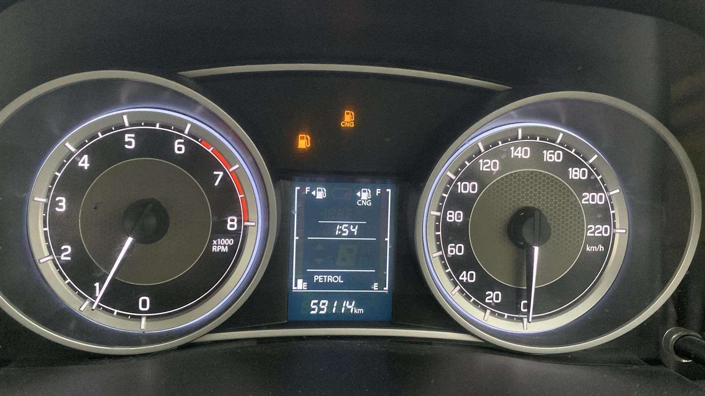 2022 Maruti Dzire VXI CNG, CNG, Manual, 59,199 km, Odometer Image
