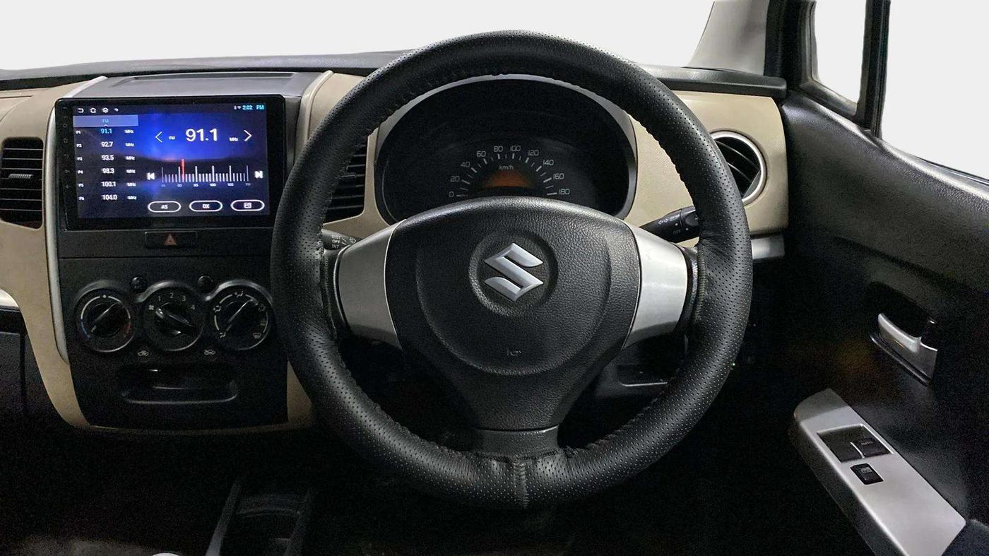 2018 Maruti Wagon R 1.0 LXI CNG, CNG, Manual, 22,833 km, Steering Wheel Close Up