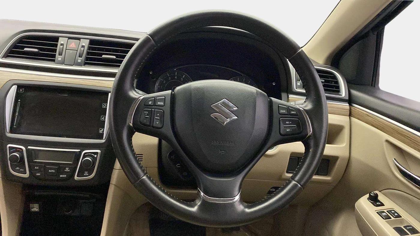 2019 Maruti Ciaz ALPHA 1.5 SHVS PETROL, Petrol, Manual, 39,636 km, Steering Wheel Close Up