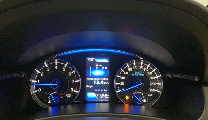 2019 Maruti Ciaz ALPHA 1.5 SHVS PETROL, Petrol, Manual, 39,556 km, Odometer Image