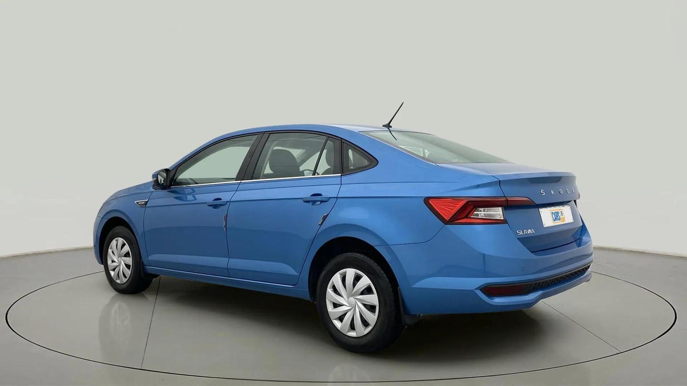 2022 Skoda SLAVIA ACTIVE 1.0L TSI MT, Petrol, Manual, 10,487 km, Left Back Diagonal