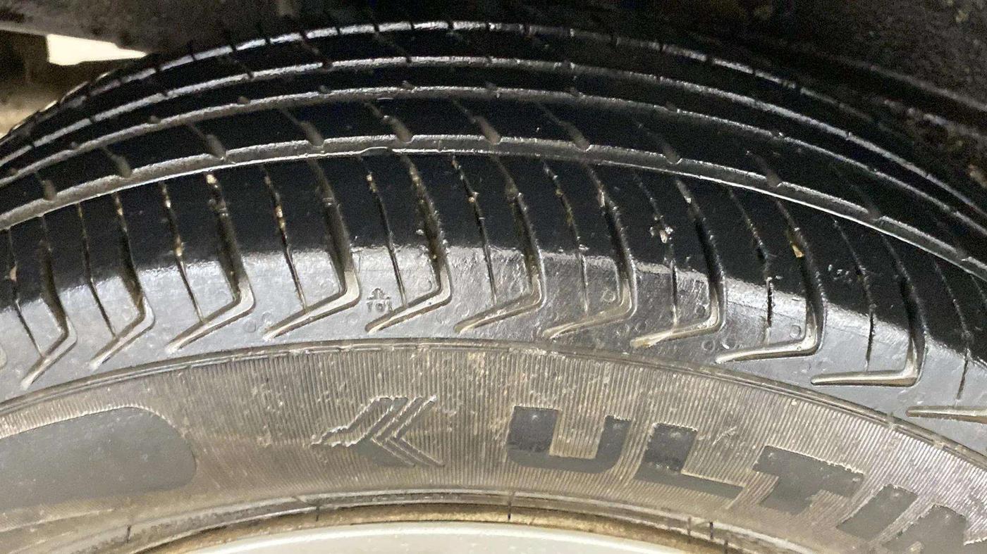 2022 Maruti New Wagon-R LXI CNG 1.0, CNG, Manual, 25,412 km, Left Front Tyre Tread