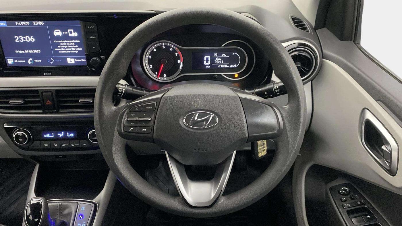 2020 Hyundai GRAND I10 NIOS SPORTZ AMT 1.2 KAPPA VTVT, Petrol, Automatic, 27,048 km, Steering Wheel Close Up
